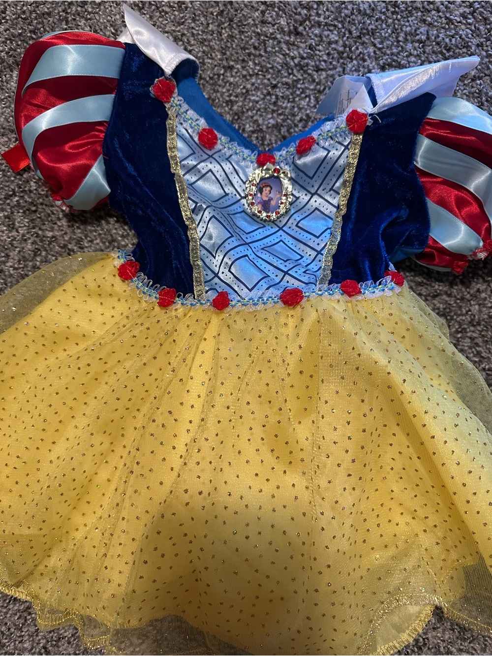 Disney Yellow, Blue & Red Princess Costume Dress